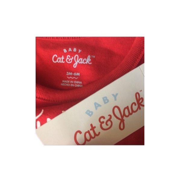 🎉HP🎉 Cat & Jack Dear Santa I’m On The Nice List Graphic Bodysuit - Picture 3 of 7